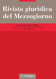 Cover of the journal Rivista giuridica del Mezzogiorno - 1120-9542
