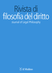 Cover of the journal Rivista di filosofia del diritto - 2280-482X