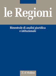Cover of Le Regioni - 0391-7576