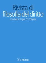Cover of Rivista di filosofia del diritto - 2280-482X