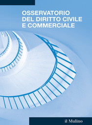 Cover of Osservatorio del diritto civile e commerciale - 2281-2628